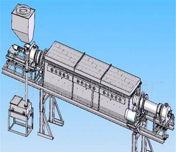 外熱回轉(zhuǎn)窯結(jié)構(gòu)圖